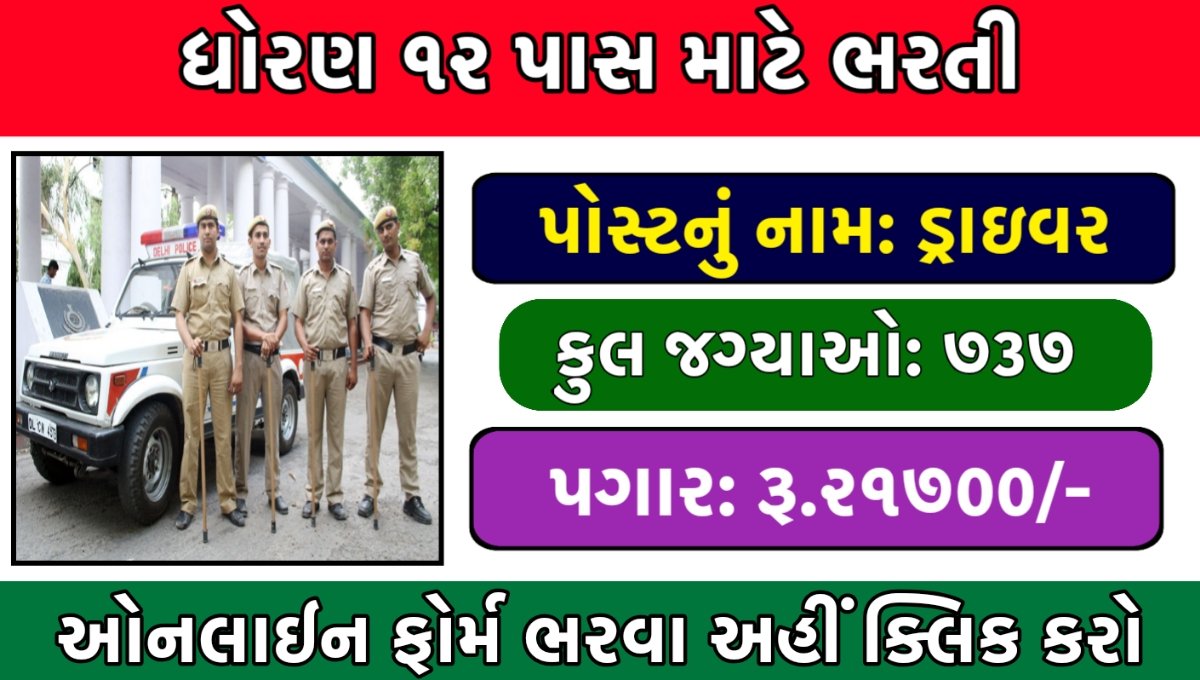 Delhi Police Driver Recruitment 2025
